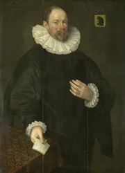 Portrét Pauluse Cornelisze van Beresteyna (1548-1625), purkmistra Delftu