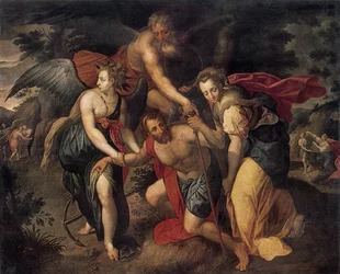 Tři věky člověka, alegorie, konec 16. století