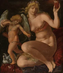 Venuše a Amor