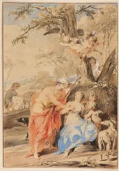 Jupiter a Mnemosyne