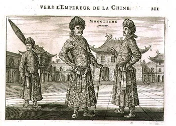 Mongolové, z účtu holandského velvyslanectví v Číně