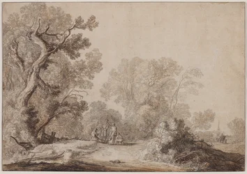 Rolníci na okraji lesa, c. 1630.