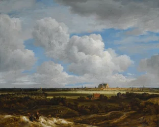 Německy: Blick auf Haarlem Pohled na Haarlem (Haerlempje)