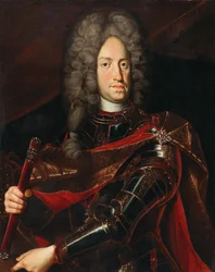 Portrét Karla VI 1685-1740, císař Svaté říše římské.