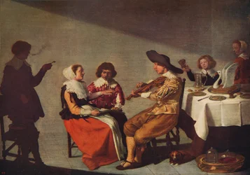 Hudební večírek, 1631, c1915