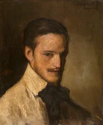 Malíř William A. Sherwood (olej na plátně)