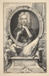 Portrét Charlese Mordaunta, hraběte z Peterborough, ilustrace z 