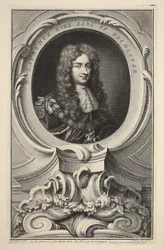 Portrét Laurence Hyda, hraběte z Rochesteru, ilustrace z 