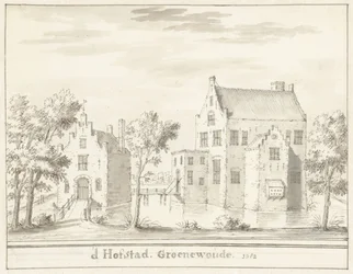 Hrad Groenewoude poblíž Woudenberg, v roce 1382 
