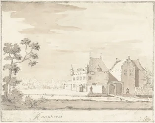 Hrad Raaphorst poblíž Wassenaar Raaphorst (název na objektu)