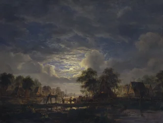 Vesnice na kanálu, 1840