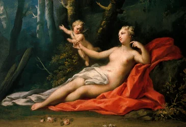 Venuše a Amor