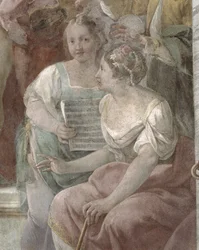 Detail fresky Music Room z 60259
