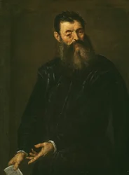 Portrét gentlemana, c. 1590.