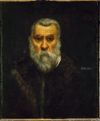 Tintoretto, autoportrét ...