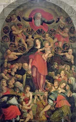 Madona Růžencová, kolem roku 1569