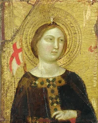 Svatý Reparát (tempera na desce)
