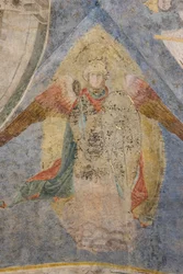 Alegorie pevnosti, Detail klenby (freska)
