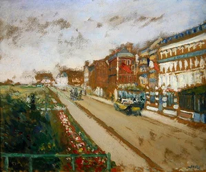 Dieppe, kolem roku 1920 (olej na plátně)