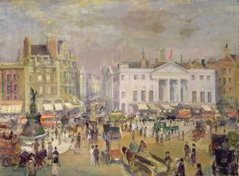 Piccadilly Circus, asi 1908-9 (olej na plátně)
