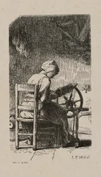 Žena Spinning