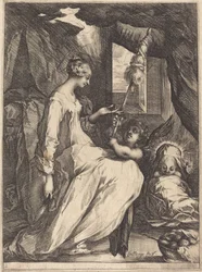 Spinning Madonna, 1615.