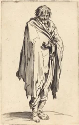 Žebrák s holou hlavou a nohama, kolem 1622