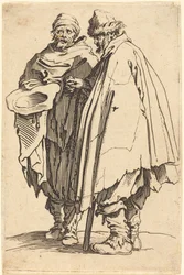 Slepý žebrák a společník, c. 1622.