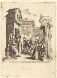 Kristus před Kaifášem, c. 16241625.