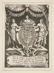 Boj? la Barri?re, Frontispiece, The Arms of Lorraine-Chevreuse
