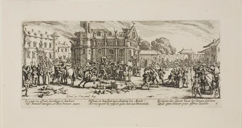 Destruction of a Convent, deska šest z The Miseries of War