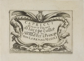 Frontispis z Caprices of various figures (The Caprices) - The Nancy Set