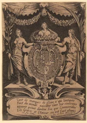 Frontispis, list 1 ze série „Turnaj“