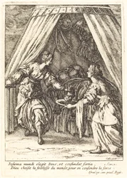 Judith s hlavou Holoferna