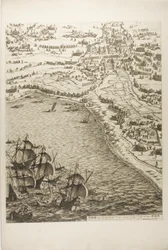Talíř šest z Obležení La Rochelle