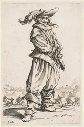 Voják v opeřeném klobouku ze série „The Nobility of Lorraine“