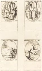sv. Jiljí; sv. Lupus; svatá Anna; Sv. Nonnosus