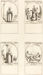 Svatá Othilie; Sts. Nicasius & Eutropia; Svatý Agnelus; Sts. Thyrs