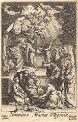 Narození Panny Marie, v roce 1630 nebo později.