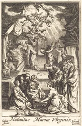 Narození Panny Marie, v roce 1630 nebo později.