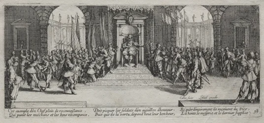 The Large Miseries of War: Distribuce of Recompense