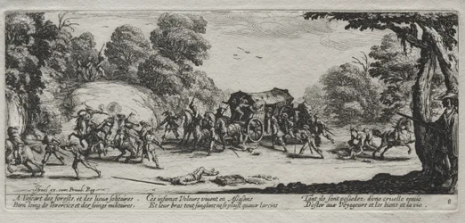 The Large Miseries of War: Dálniční loupež