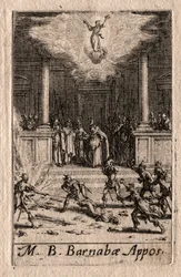 Umučení apoštolů: Sv. Barnabáš.