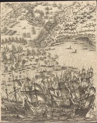 Obležení La Rochelle [deska 11 ze 16; sada obsahuje 1952.8.97-112]