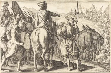Vojska na pochodu, c. 1614.
