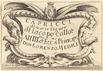 Titulní strana pro "The Capricci"
