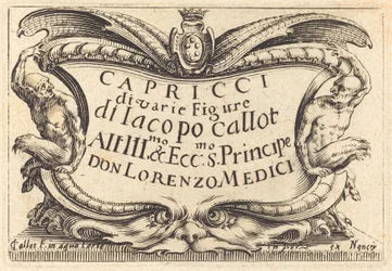 Titulní strana pro "The Capricci"