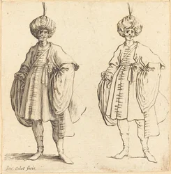 Dva Turci v turbanech s chocholem.