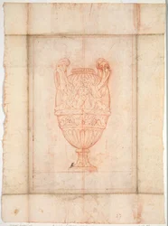 Design vázy pro sadu váz: Talíř 27, 1746.