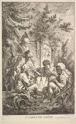 První strážní místnost, ca. 1754.